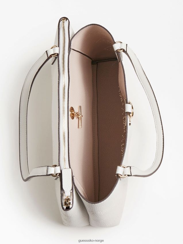 Guess amara 4g logo skulderveske hvit hvit unisex F0LJ805005