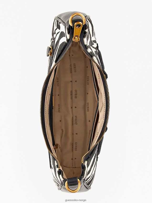 Guess animalier aviana skulderveske i ekte skinn dyrere unisex F0LJ805043