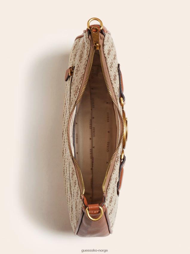 Guess aviana 4g logo hobo brun brun unisex F0LJ805287