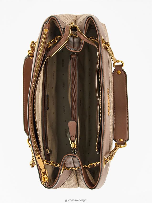 Guess berta 4g logo skulderveske brun brun unisex F0LJ805068