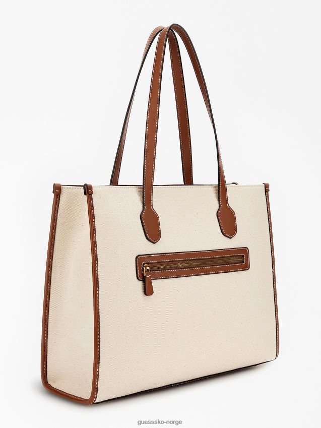 Guess brun skulderveske med silvana logo brun unisex F0LJ805300