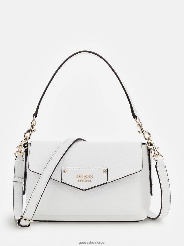 Guess hvit brenton mini skulderveske hvit unisex F0LJ805192