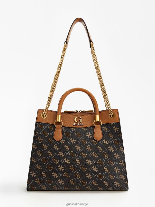 Guess nell 4g logo skulderveske brun brun unisex F0LJ805062