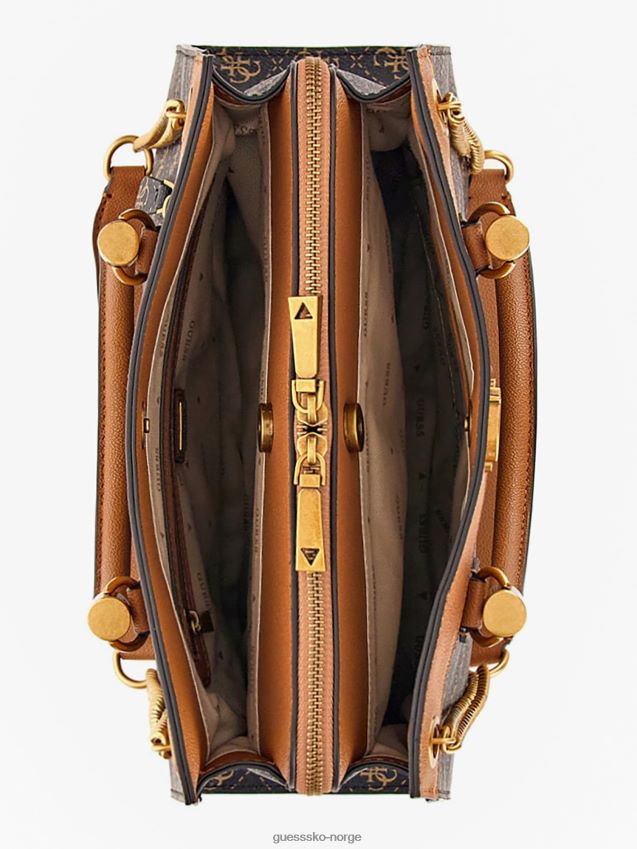 Guess nell 4g logo skulderveske brun brun unisex F0LJ805062