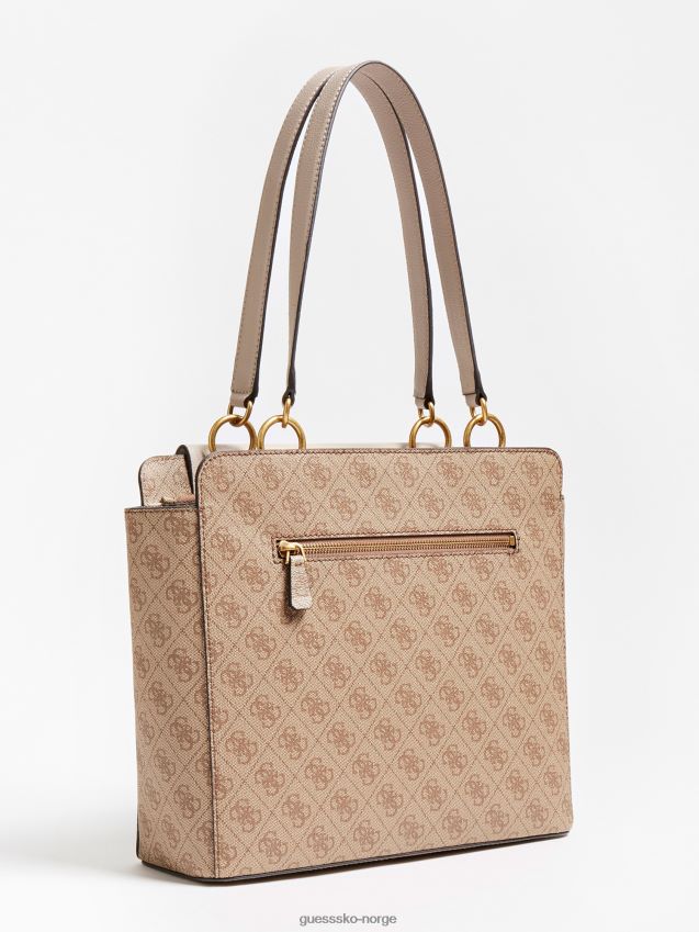 Guess valy 4g logo skulderveske brun brun unisex F0LJ805744