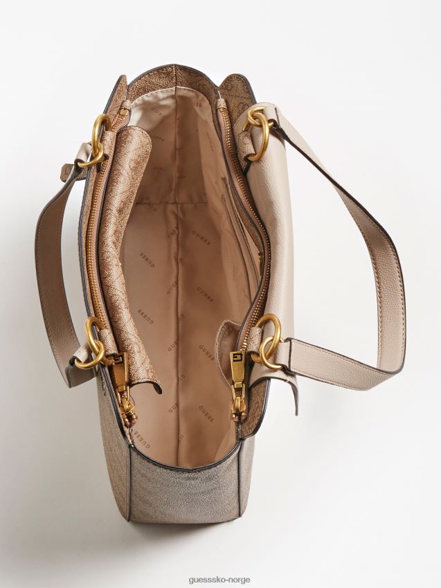 Guess valy 4g logo skulderveske brun brun unisex F0LJ805744