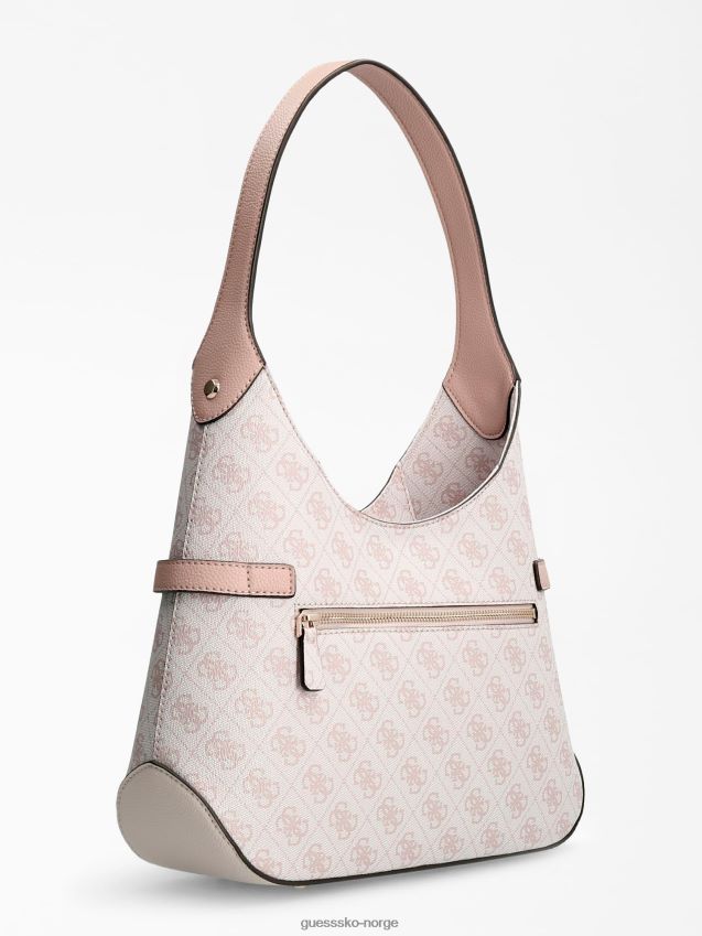 Guess zadie 4g logo hobo rosa rosa unisex F0LJ805233