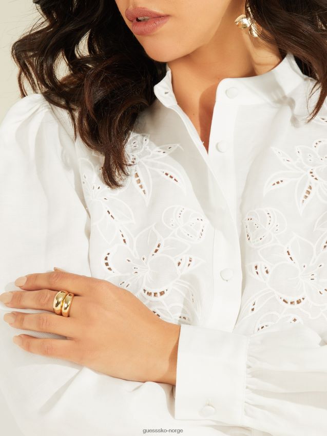 Guess 14k gullbelagt kuppelringsett - størrelse 7 gull gull unisex F0LJ8010238