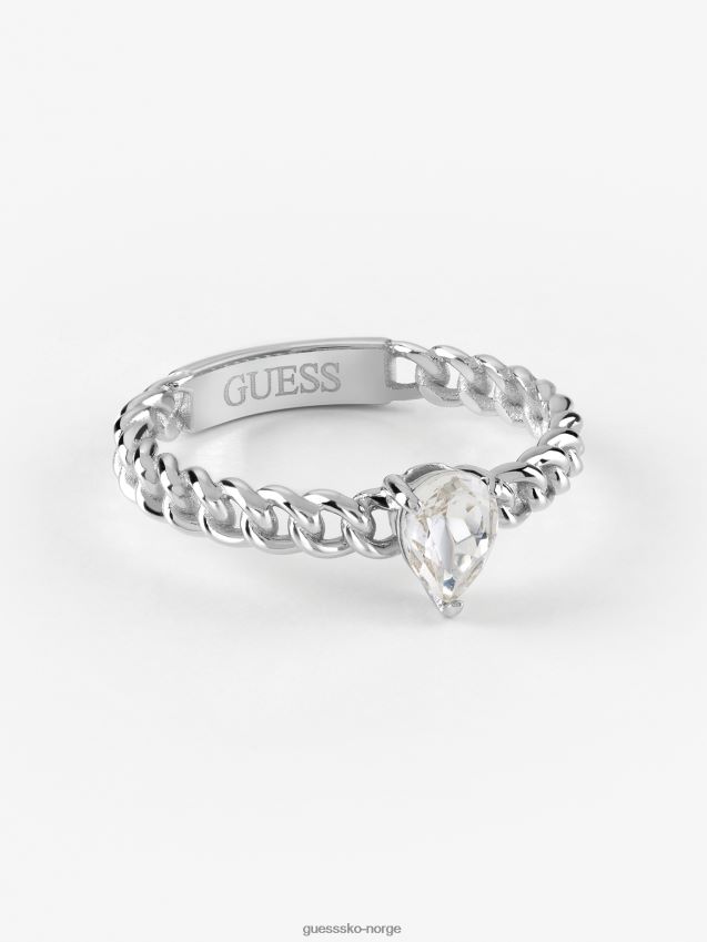 Guess eleganse ring sølv sølv unisex F0LJ804169