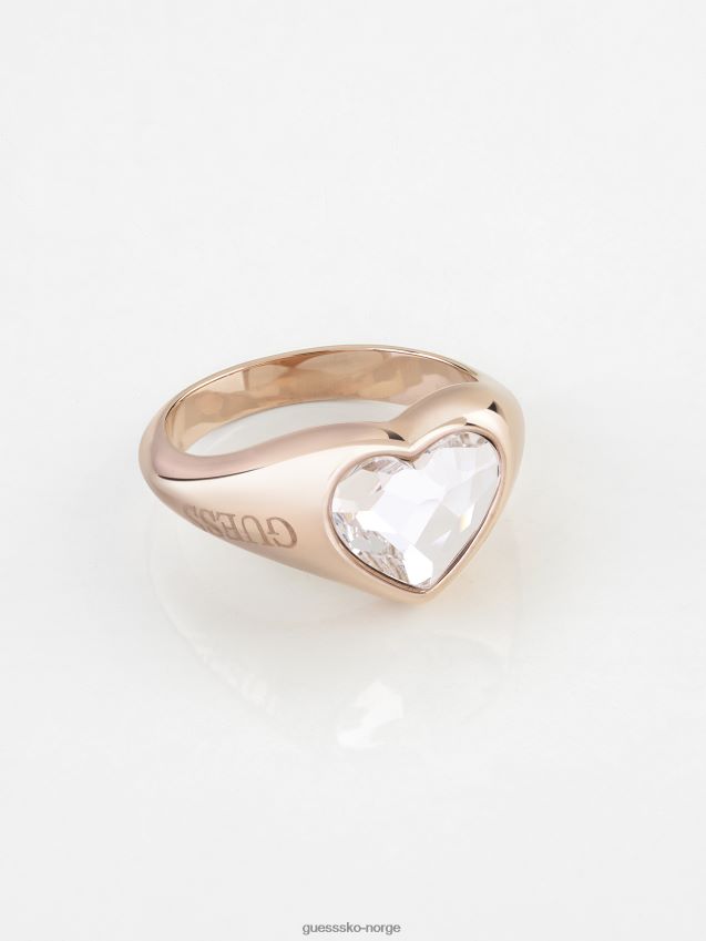 Guess fra-gjett-med-kjærlighet-ring rosegull Rose gull unisex F0LJ804392