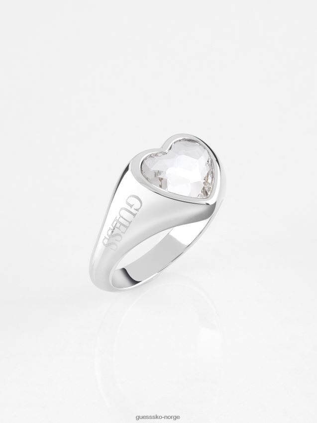 Guess fra-gjett-med-kjærlighet-ring sølv sølv unisex F0LJ804374