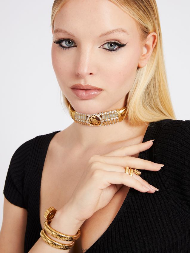 Guess gal om gull\' ring multi gull multi gull unisex F0LJ805865