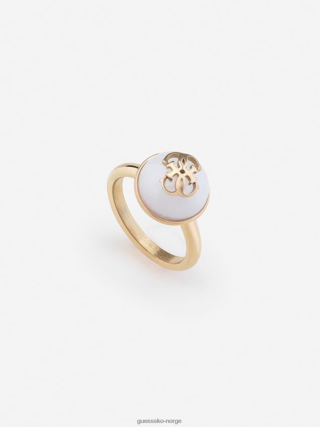 Guess gull 4g logo boule ring gull unisex F0LJ804170