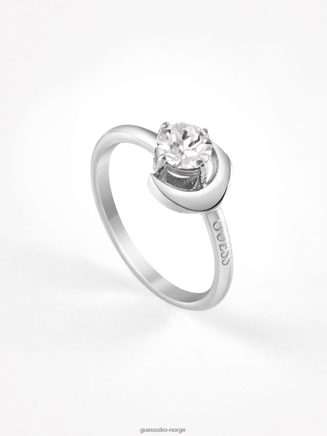 Guess månefasers ring sølv sølv unisex F0LJ804423