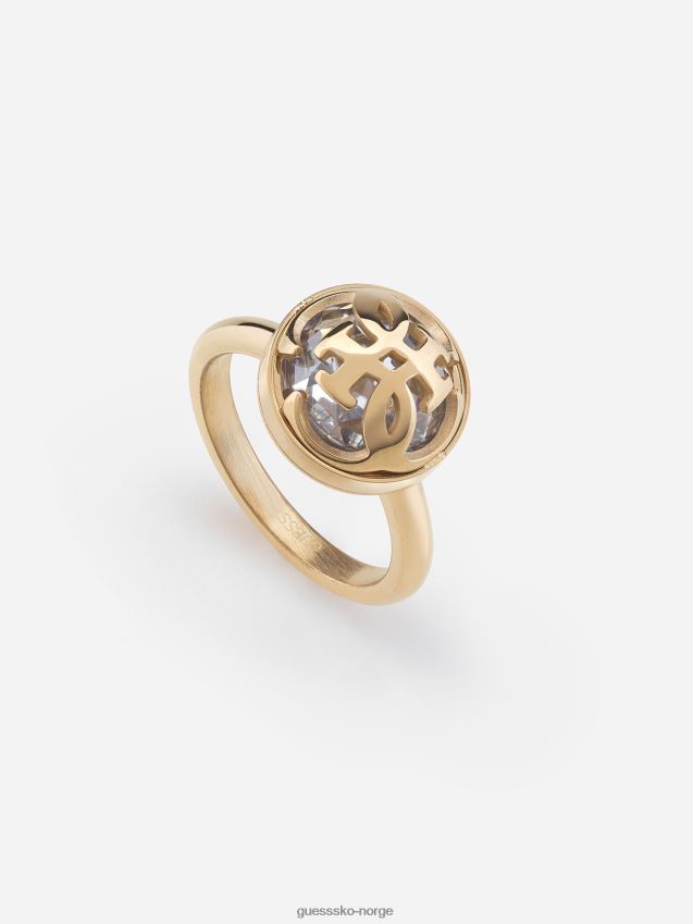 Guess multi gull 4g logo boule ring multi gull unisex F0LJ802693