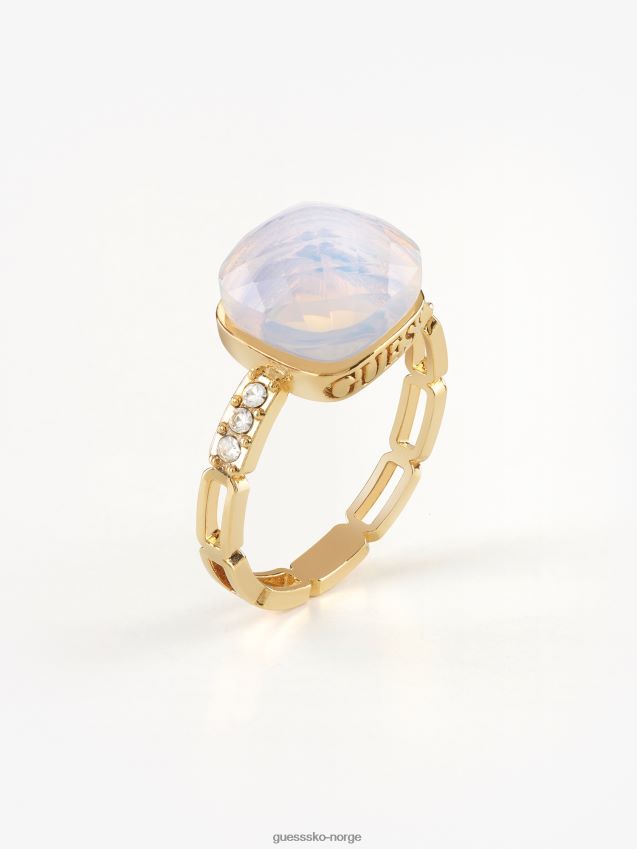 Guess refleksjoner ring gull ny trend gull unisex F0LJ804591