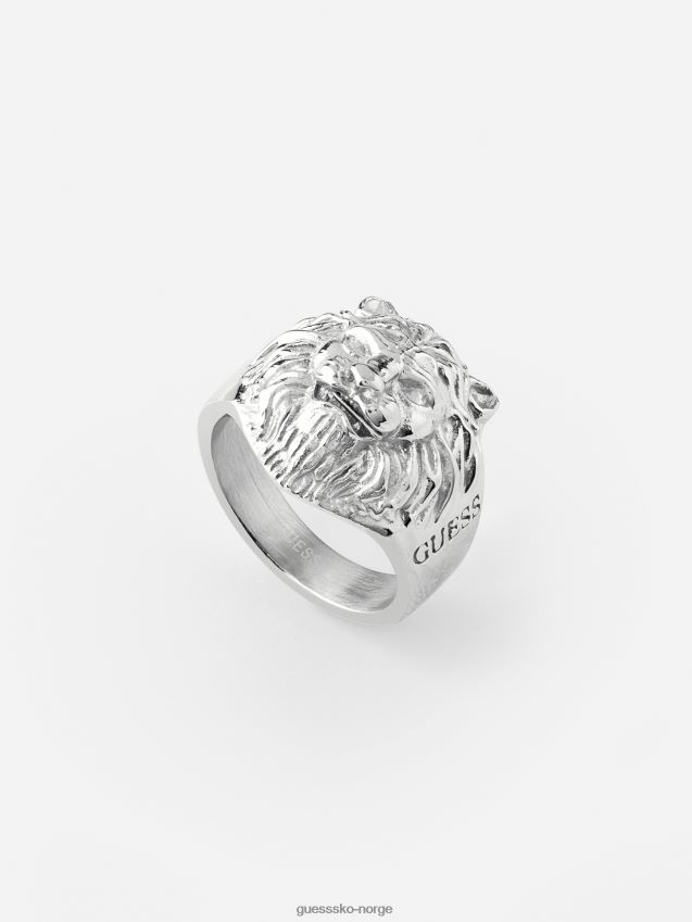Guess sølv løvenes konge ring sølv unisex F0LJ801602