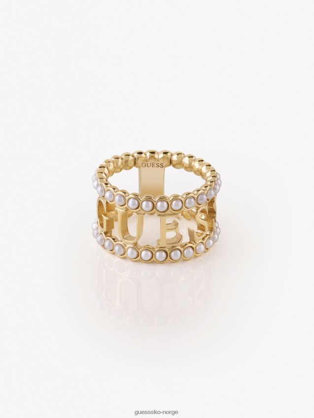 Guess undervanns-kjærlighetsring multi gull multi gull unisex F0LJ804406