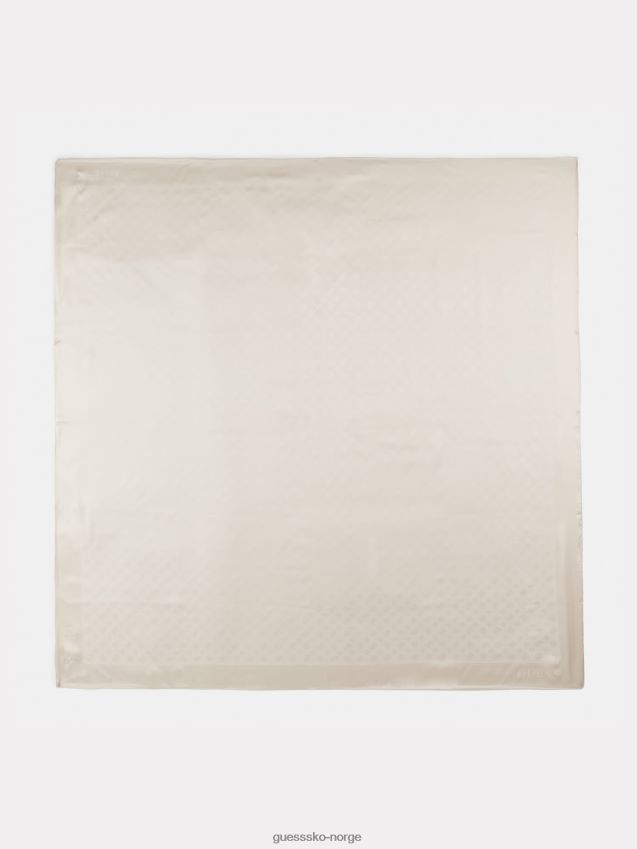 Guess bea 4g peon logo kefiah hvit hvit unisex F0LJ805996