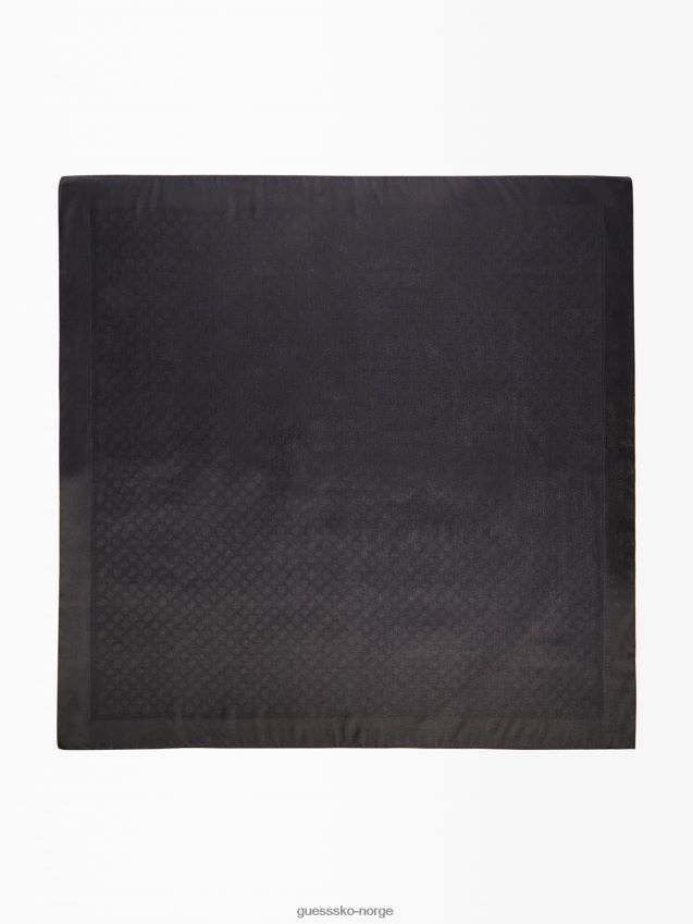 Guess bea 4g peon logo kefiah svart svart unisex F0LJ804550