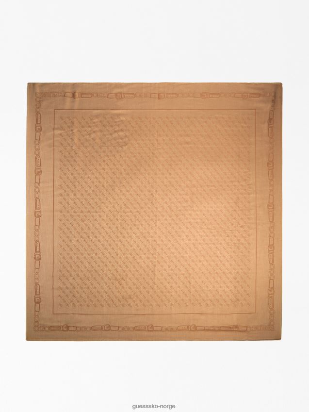 Guess beige 4g logo alexie kefiah beige unisex F0LJ804668