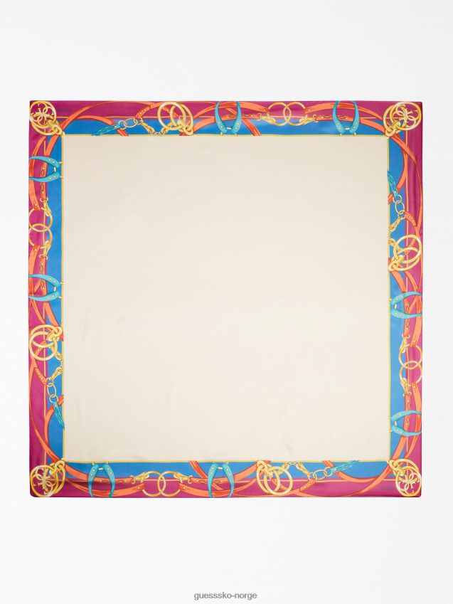 Guess beltetrykk kefiah burgunder burgunder unisex F0LJ804003