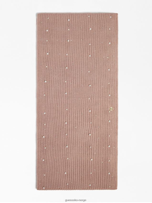 Guess grått perle detaljert skjerf grå unisex F0LJ804064