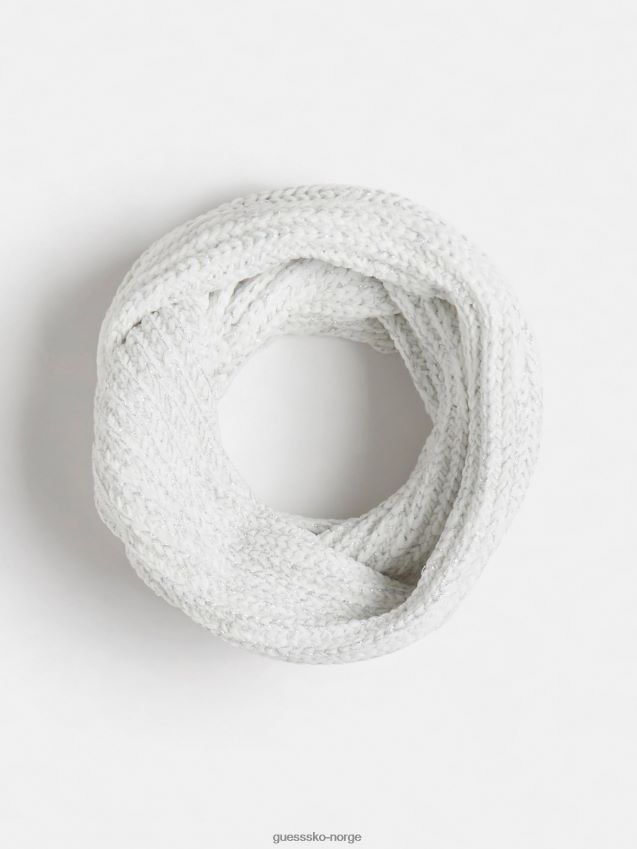 Guess hvitt lurex skjerf hvit unisex F0LJ802091