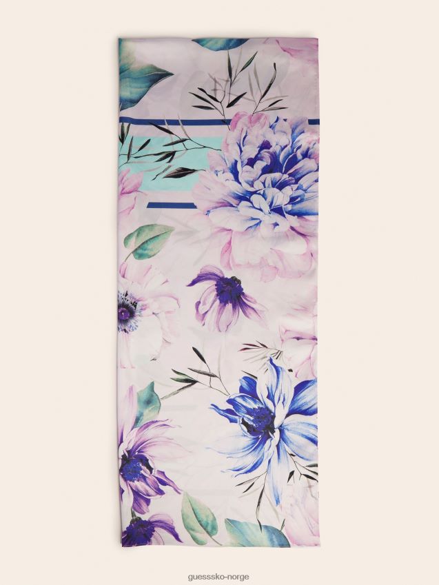 Guess marciano trykt foulard floral fantasy blomsterfantasi unisex F0LJ804190