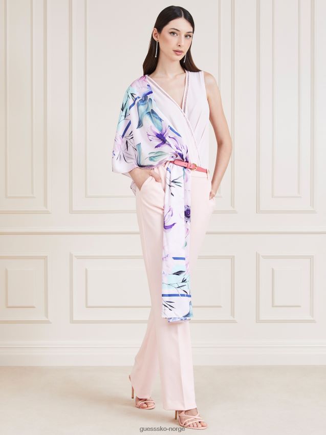 Guess marciano trykt foulard floral fantasy blomsterfantasi unisex F0LJ804190