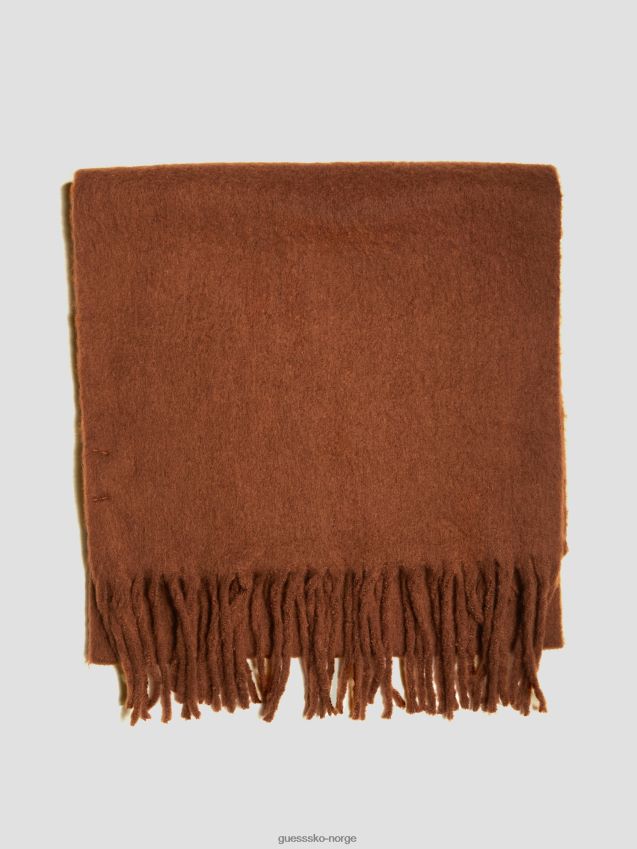 Guess sjokolade kellie teppe skjerf sjokolade unisex F0LJ8010068