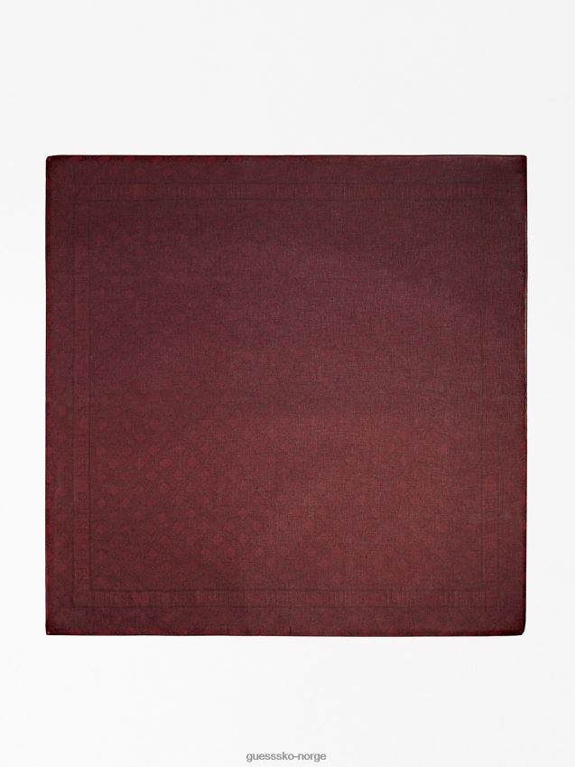 Guess skrift logo kefiah rød rød unisex F0LJ804132