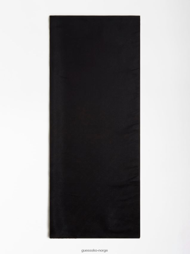 Guess svart 4g logo skjerf svart unisex F0LJ804627