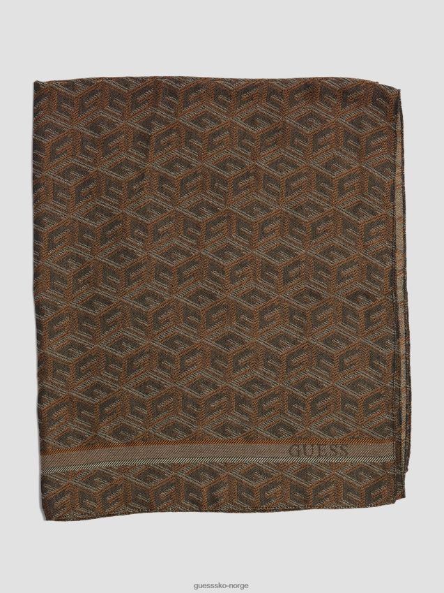 Guess svart ederlo skjerf svart unisex F0LJ8010885