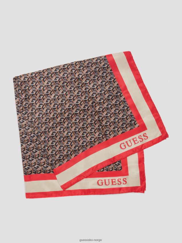 Guess svart gull silvana foulard svart gull unisex F0LJ8010321
