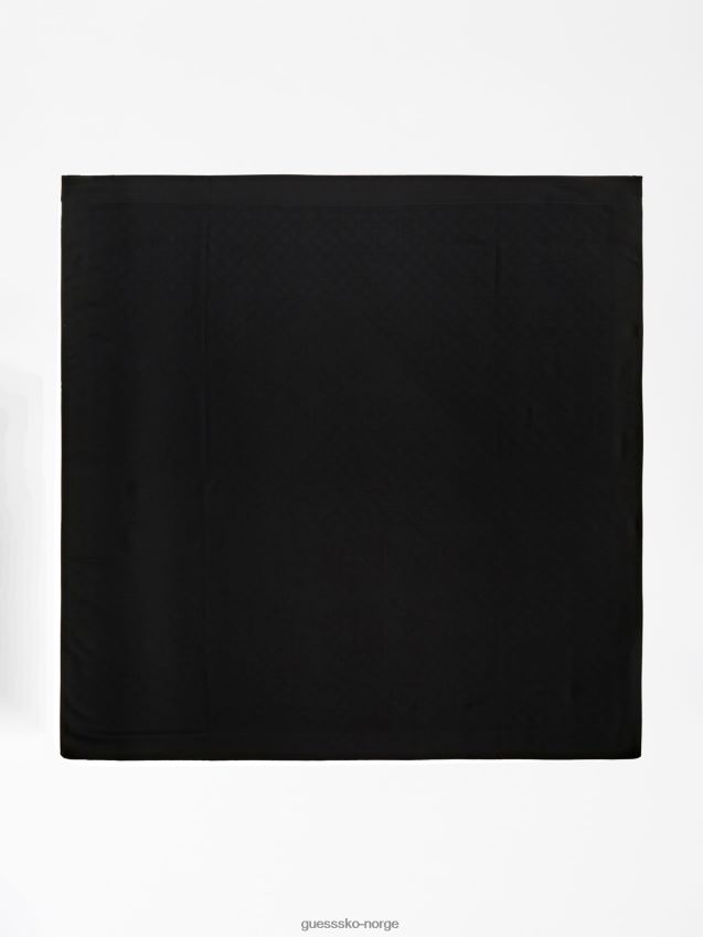 Guess svart helaina 4g peon logo kefiah svart unisex F0LJ804096