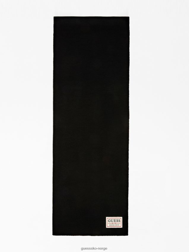 Guess svart strikket skjerf svart unisex F0LJ801060