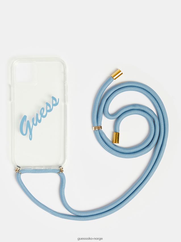 Guess 12/12 pro deksel med blå skulderstropp blå unisex F0LJ804811