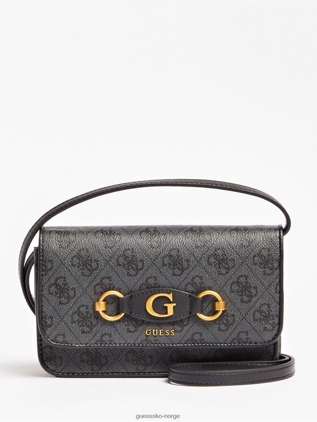 Guess grått izzy telefondeksel med stropp grå unisex F0LJ804095