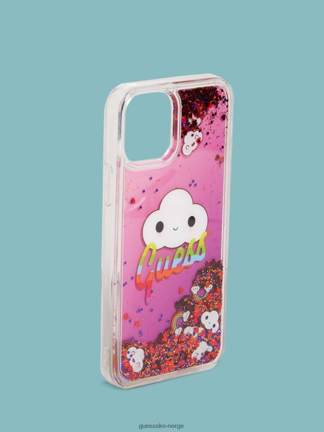 Guess iphone 12/12 pro deksel rosa rosa unisex F0LJ804676