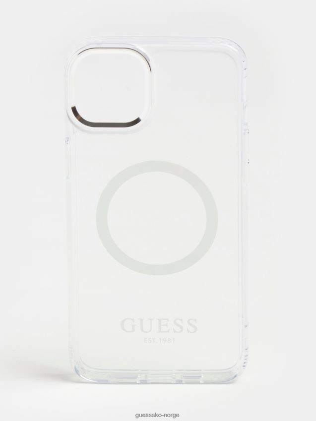 Guess iphone 14 plus magsafe deksel sølv sølv unisex F0LJ804803