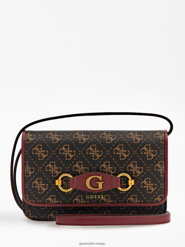 Guess izzy 4g logo telefonveske svart svart unisex F0LJ804186