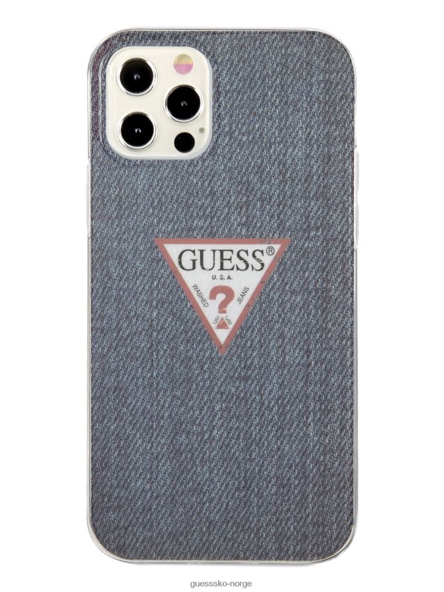 Guess mørkeblå iphone 12 pro max denimdeksel mørke blå unisex F0LJ804641