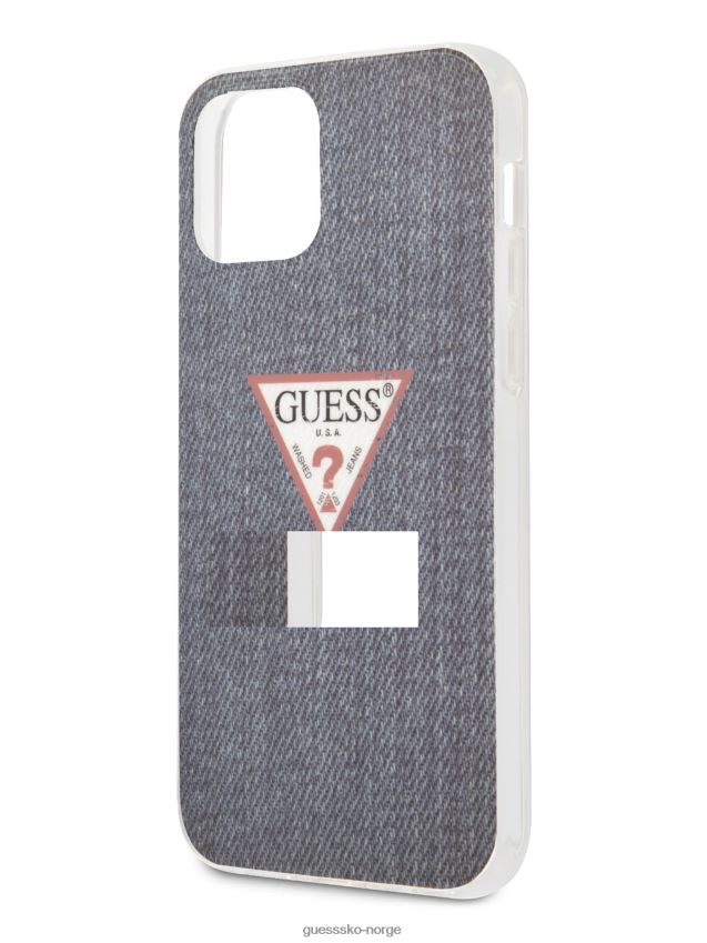 Guess mørkeblå iphone 12 pro max denimdeksel mørke blå unisex F0LJ804641