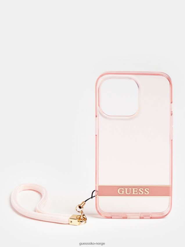 Guess rosa iphone 13 pro gjennomskinnelig deksel rosa unisex F0LJ804814