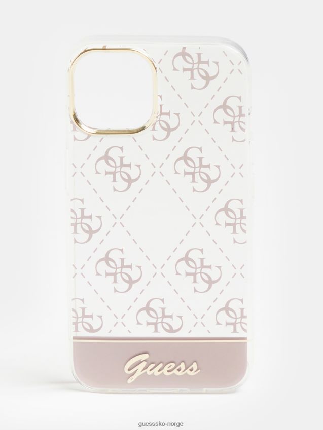 Guess rosa iphone 14 4g logodeksel rosa unisex F0LJ804786