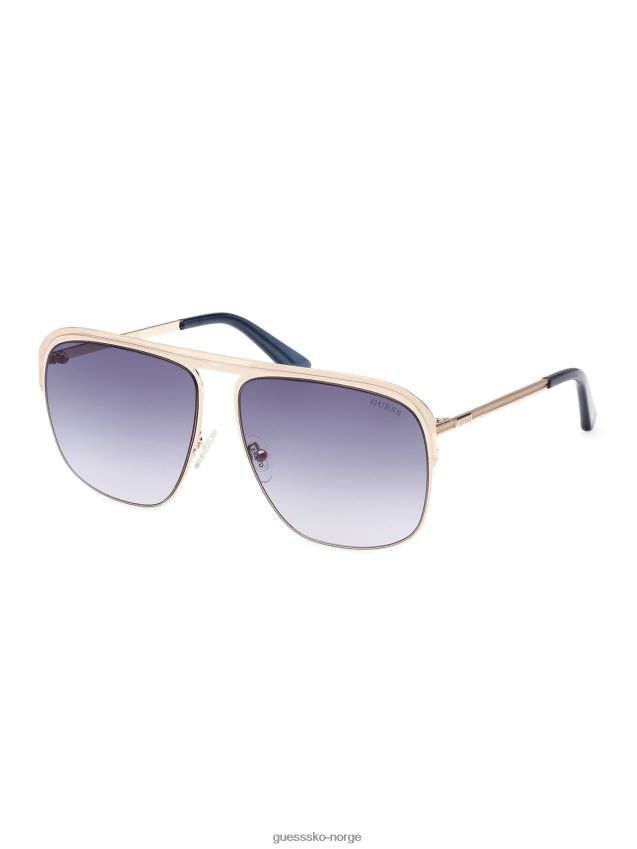 Guess aviator solbriller modell gull gull unisex F0LJ804753