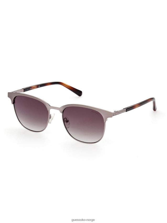 Guess browline solbriller modell grå grå unisex F0LJ80315
