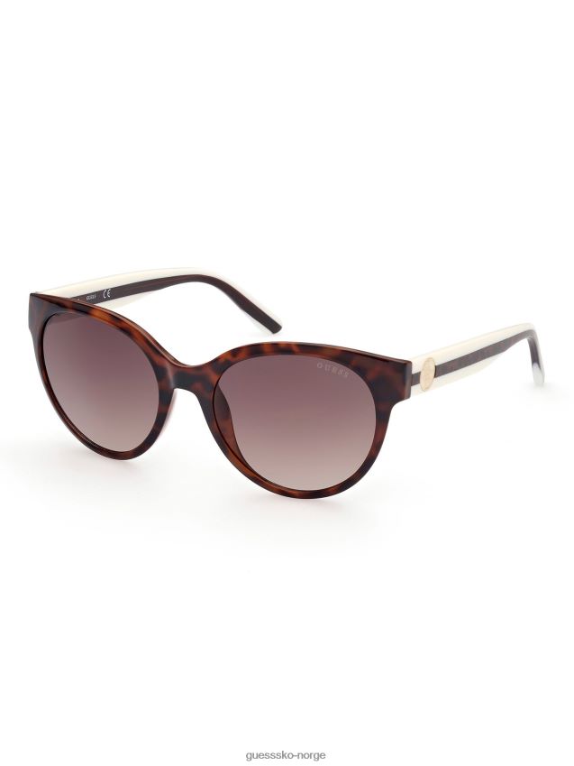 Guess brun rund solbrillemodell brun unisex F0LJ804471