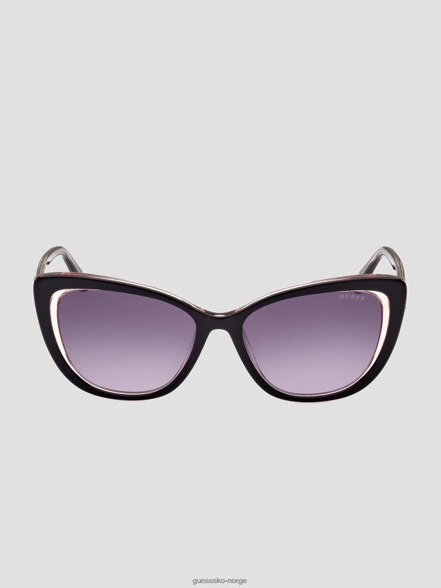 Guess brystkreft bevissthet cat eye solbriller sølv sølv unisex F0LJ8010069